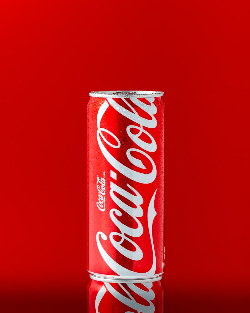 Ice-cold cans of soda